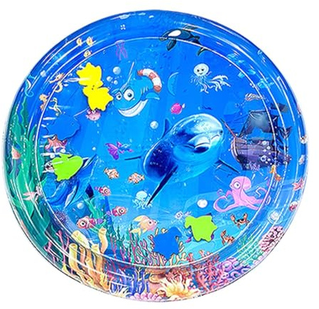 Generisch Katzen Wasser Spielmatte, Unterhaltung Für Gelangweilte Hauskatzen, Interaktives Spielzeug Zum Selbstspiel Selbstspielen,interaktives, Leicht Und Faltbar,
