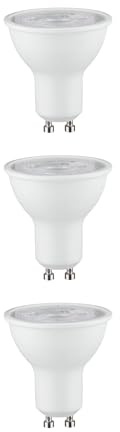 Paulmann 5231 Set Standard 230V LED Reflektor GU10 3er-Set 3x460lm 3x7W 2700K dimmbar Weiß matt