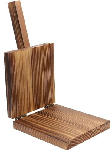 PRETYZOOM Wooden Dough Pressing Tool Dumpling Maker Multifunctional Tortilla Press Large Dumpling Wrapper Mold for Housewarmings