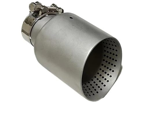 FUNFOB Auspuffblenden Auspuffdüse Matt Edelstahl Großer Durchmesser 101 Mm 114 Mm Offene Auto-Schalldämpferverkleidung Auspuffblende(54mm-114mm)