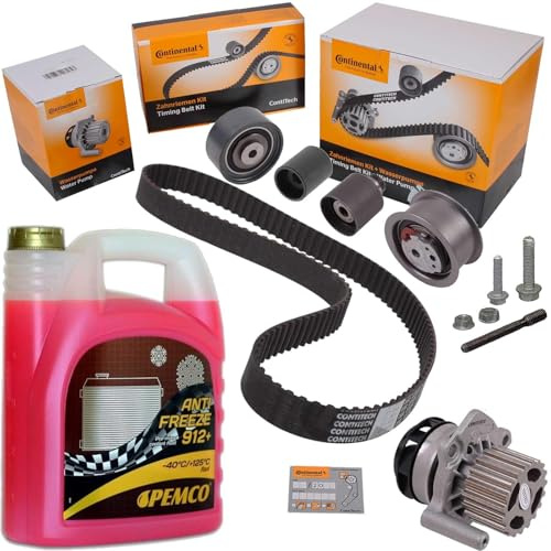 Conti Zahnriemensatz Wasserpumpe | CT1134WP2 passend für A3 A4 A5 Golf 5 Passat 3C Tdi