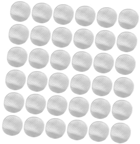 DINHEAROM 120 Stück Make up Entferner Pads Rund Doppelseitig Mit Perlentextur Weiches Fusselfreies Vlies Für Empfindliche Haut Praktische Tasche Für Gesicht Und Augen