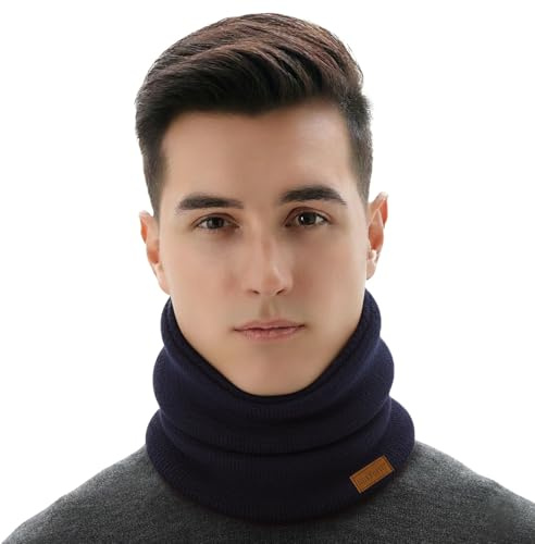 NovForth Schal Herren – Winter Schlauchschal Halstuch Halswärmer Fleece Warm – Elastischer Halsschlauch & Schalen für Outdoor, Skifahren, Radfahren, Wandern, Geschenkidee