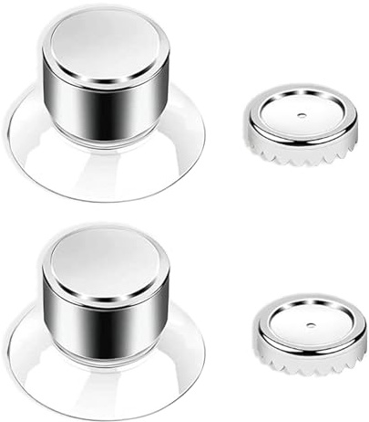 fKiZanthene Porte Savon aimanté Ventouse Lot de 2 Support Savon magnétique sans perçage Mural pour Douche Salle de Bain Cuisine