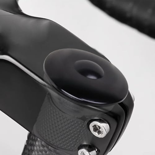 Yuanpgky Aluminiumlegierung für Fahrrad-Headset-Oberkappe mit Expanderbolzenkompressor für Carbongabel, kompatibel mit 22,2–23,6 mm Lenkrohr, CNC-gefräst, leicht