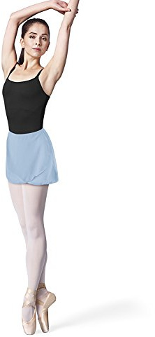 Bloch Dance Women's Vera Georgette Ballet Wrap Skirt, Pastel Blue, One Size