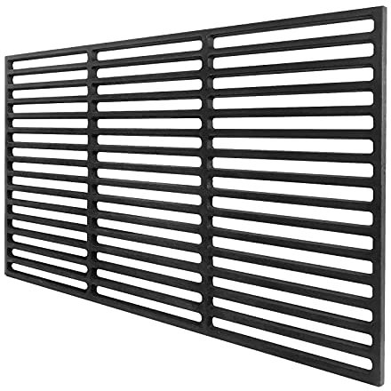 UISEBRT Gusseisen Grillrost 60 x 40cm - Rechteck Gussrost Emailliert Grillgitter Grill, für Gasgrill, Holzkohlegrill und mehr (60 x 40cm)