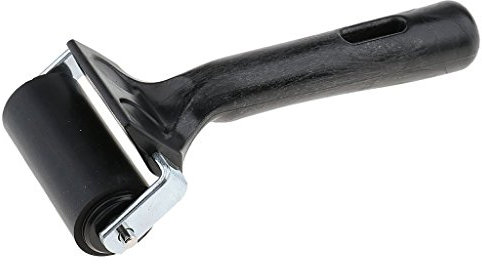 Tubayia Gummiwalze Linolwalze Gummi Brayer Walze für Handwerk Blockdruck Linoldruck (6cm)