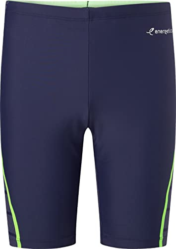 ENERGETICS Pojkar Ju Rex Ii JRS badbyxor, Navydark/Greenlime, 176 cm