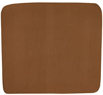 Housse de matelas à langer Meyco Baby Uni (doux pour la peau, 100% coton, lavable, facile d'entretien, convient au séchage en tambour, dimensions : 85 x 75 cm), Camel