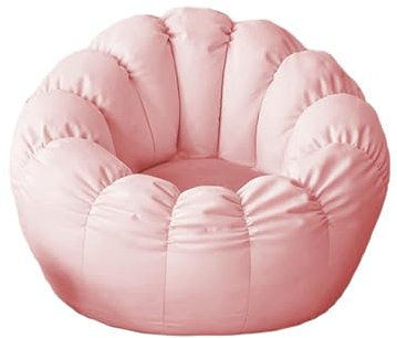 HCDZF Sitzsack Sessel, Sitzsack Erwachsene mit Füllung für das Wohnzimmer, Riesensitzsack,Rosa,M