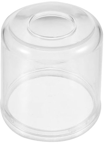 Rotondo Porta Rotolo di Carta Igienica Bianco in Acrilico