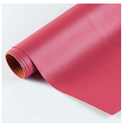 Imiterat läder Imiterat konstläder Enfärgad PU Lämplig for DIY Craft Klädsel vattentätt tyg Klädsel Tyg Materia(1.37X2m)