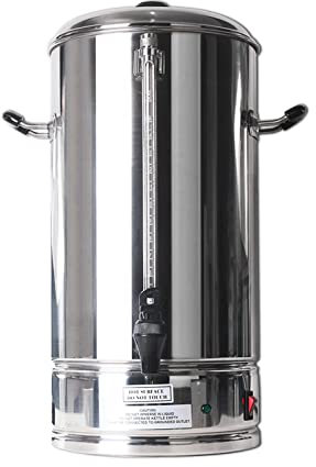 Coffee Urn and Hot Beverage Dispenser, Hot Water Urn Boiler with Double Wall Stainless Steel Design for Maximum Insulation with Automatic Keep Warm Function for Catering and Restaurants (One Color 15L