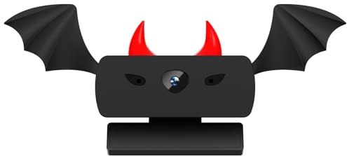 Diccik Webcam pour PC, Webcam Full HD 1080P Web cam USB Plug and Play, avec Correction Automatique, Portable, Windows MacOS Linux Youtube Streaming Skype Appel Vidéo Zoom Vidéoconférence