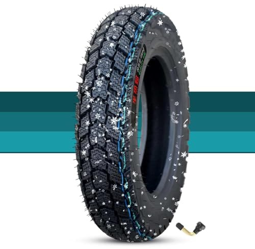 3.00-10 Däck Släppningsfritt 8 PR 300 kPa 49P, 3.00 10 Pansarskydd Vinterdäck till Scooter Motorcykel Fram Bak, Alla Terrängtyper Halkskydd Profilmönster(1pc)