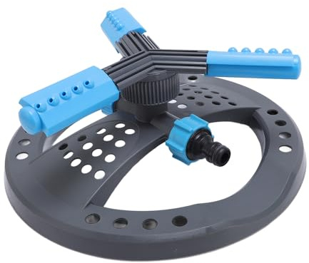 Pongnas Automatische Garten-Sprinkler 360 Grad Drehender Rasen-Wasser-Sprinkler für Garten-Farm mit ABS-Material Sogar Wasser Verteilung