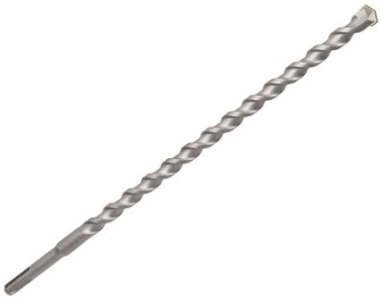 SDS Plus Rotary Hammer Drill Bit, 500mm Length 8-35mm Dia Carbide Tipped Concrete Drill Bit For Masonry, Brick, Stone(25mm)