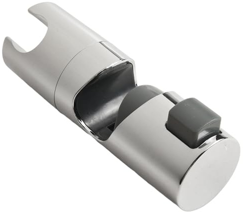 CashMuch Verstellbarer Dusch-HD-Halter für Duschstange, ABS-Material mit rutschfestem Ip und Spiegel-Chrom-Finish, für runde Rohre von 18 mm bis 25 mm