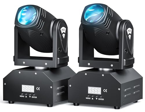60W Mini RGBW LED Beam rörligt huvud d-mx 11/13 CH spotlight discoljus musikstyrda ljuseffekter för DJ Club Disco Party Bar Scen 2 st