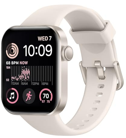 Montre Connectée Femme Homme avec Appels Bluetooth, 1.85 HD Smartwatch avec 140+ Modes Sportifs, Etanche IP68 Montre Connectee avec Podometre/Cardiofrequencemetre/Moniteur de Sommeil pour Android/iOS