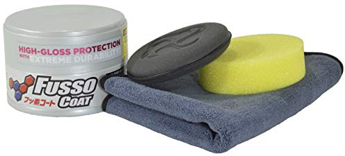 Fusso Coat light Autopflege Wachs Paste Wax Lackpflege 200g + Tuch + LE Applikator