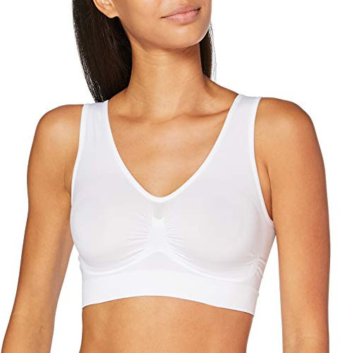 Pompea Pack 3 Pezzi Brassiere Wellness Microfibra Bianco