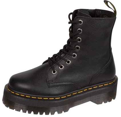 Dr. Martens Jadon III DM26378001, Unisex bovver boots, black, 42 EU