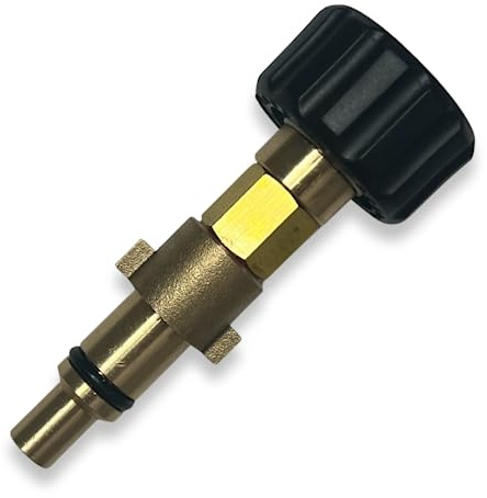M&M Smartek KEW/Nilfisk Bajonettadapter auf M22x1,5 IG | Robuster Adapter verbindet kompatible Hochdrucksysteme; Anschlussform, Gewinde, Dornmaß und Geräteserie vor dem Kauf prüfen.