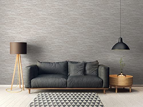 A.S. Création Selbstklebende Tapete Steinoptik The Wallcover 385681 Möbelfolie Grau Weiß 8,40x0,53m Made in Germany