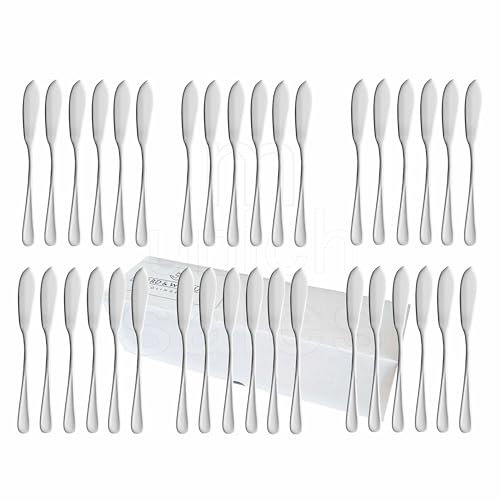 Lot de 36 couteaux à poisson de la série Casino 6142 de Picard & Wielpütz dans un carton pliable blanc