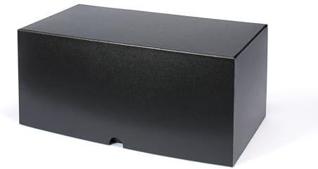 Leuchtturm 367869 Archivbox Logik für 20 deutsche Münzsätze in 2€, 10€, 20€, 25€ - Schwarz, 16,1 x 29 x 12,8 cm