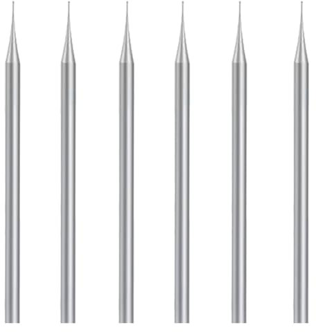 Tlilyy Set di 6 Frese un Sfera, Punte Per Intaglio di Gioielli con Frese un Sfera con Gambo da 3/32 Pollici (0,8 Mm)