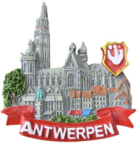 Antwerpen Belgien Reise Souvenirs 3D Kühlschrank Magnet Kühlschrank Dekoration Magnet