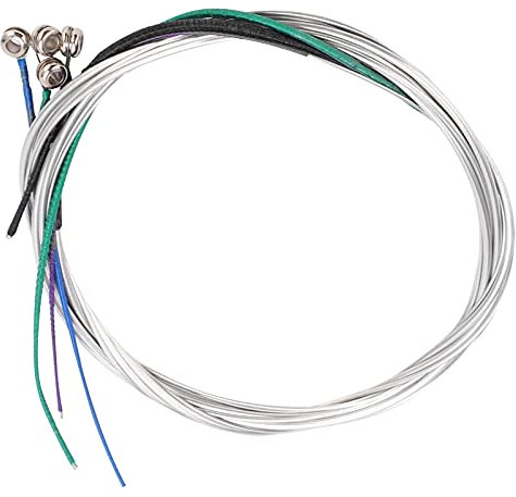 Geigensaiten-Set, Aluminium-Magnesium-Legierung, universelles, leistungsstarkes Violinsaiten-Set für Anfänger, Schüler, Fortgeschrittene, 4/4, geeignete Größen