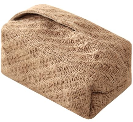IKOPFLN Tissue Box Storage Box for Car Tissues Cosmetic Tissues Box Tissue Box Dispenser Cosmetic Tissues Box Organiser Boho Decoration