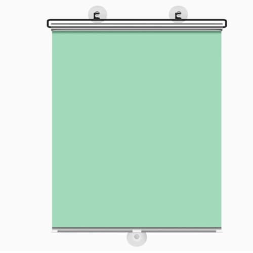 Schlagfreier Balkon-Saugnapf-Sonnenschutz Schlafzimmer-Wärmedämmung Rollos Home-Office Teleskop-Sonnenschutz,Rollo UV Schutz für Küche,Tragbare Wärmeisolierte Sichtschutzvorhänge