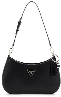 GUESS Noelle II Top Zip Shoulder Bag Black