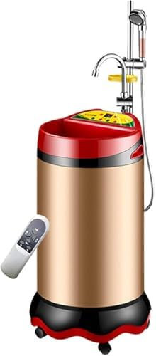 Chauffe-eau électrique portable, thermostat intelligent avec télécommande, minuterie 24 heures pour la maison, les voyages, le camping