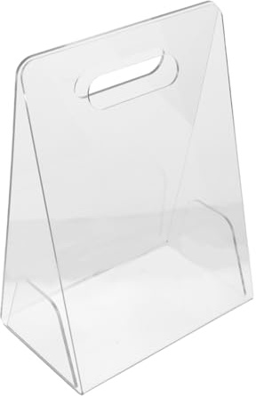 NUOBESTY Caja Transparente de Acrílico para Flores Jarrón Portátil para Escritorio Regalo para Damas de Honor Decoración Elegante para Bodas y Fiestas