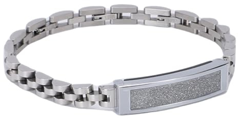 Sxhlseller Pulsera Inteligente, Rastreador de Actividad Física con Múltiples Modos Deportivos, Rastreadores de Salud Magnéticos a Prueba de Agua para Hombres y Mujeres, Recordatorio de (Silver)