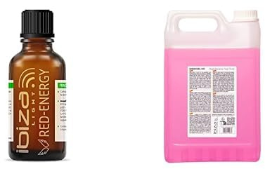 IBIZA - Bundle - SMOKE-REDENERGY - Parfum pour machine à fumée - Senteur RedEnergy + SMOKE5L-HD - Liquide pour machine à fumée à haute densité - 5 litres
