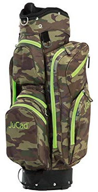 JuCad Bag Junior I Kinderbag I Golfbag I Schirmhalterung I 8-fache Schlägereinteilung I Farbe Camouflage