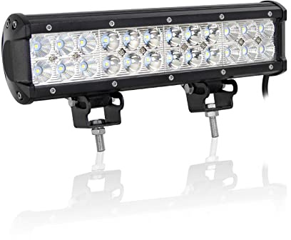 Willpower Led Lichtleiste Balken 12V 24V 12 72W für Auto Offroad KFZ | Lightbar Arbeitsscheinwerfer Scheinwerfer, 6000K Weiß, IP67 Wasserdicht, Beleuchtung für Traktor ATV Boot Quad Fahrzeuge