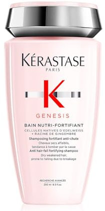 Kérastase, Genesis, Shampoo Anti-Caduta & Nutriente, Per Capelli Fragili, Secchi & Spessi, Bain Nutri-Fortifiant, 250 ml