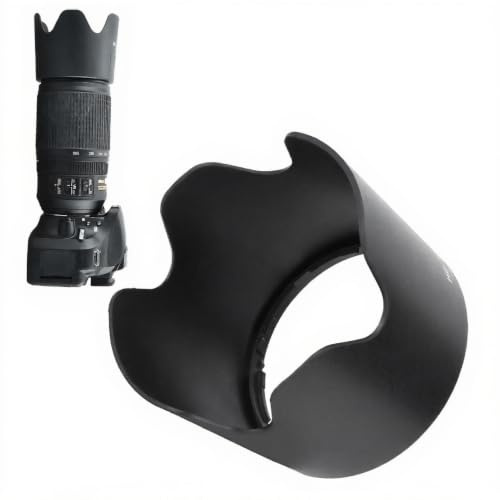 Bindpo HB-36 Lens Hood, Camera Lens Sunshade Rainproof Cover Replacement 67mm for Nikon AF-S 70-300 mm f/4.5-5.6G IF-ED VR