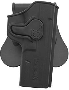 Amomax Airsoft Paddle Hartschalen- Holster für Cyma cm.127 AEP Serie, schwarz [AM-C127]