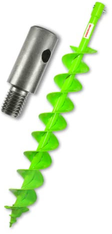 WERHE Trapano professionale, trapano per trapano a terra da 100 mm, doppio albero, robusto con adattatore m14, punta di foratura precisa.