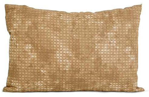 GIRAFFENLAND Rosmarin Duftkissen Kräuterkissen 30x20cm Batik-Gold + Bio-Inlett - 100% naturrein. Rosamarin + Bio-Dinkelspelz