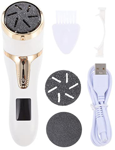 Mikinona Leva Calli Piedi Elettrico, Lima Pediatrica Portatile, Rimuove Pelle Dura e Morta, 1200mah, Abs, per Viaggi e Uso Professionale